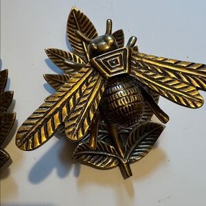 *RESERVED FOR MARGIE* Anthropologie Gold Bee Curtain Tieback